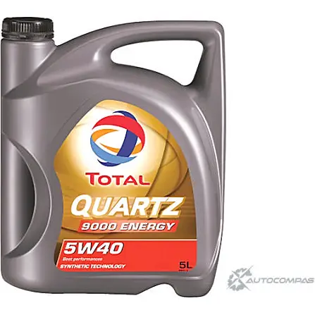 Моторное масло синтетическое TOTAL QUARTZ ENERGY 9000 5W-40 5л TOTAL 1436733883 156812 J 9DV9YV