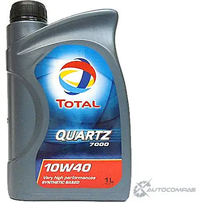 Моторное масло синтетическое TOTAL QUARTZ 7000 10W-40 1л TOTAL D7 SWJP 1436733863 168032 изображение 0