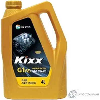 Моторное масло синтетическое KIXX FEX 5W-20, 4 л OLD KIXX DO 0C1YF L2058440 1436734112 изображение 0