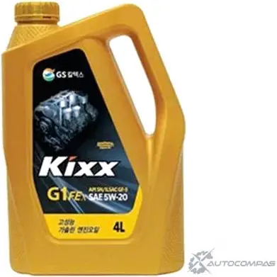 Моторное масло синтетическое KIXX FEX 5W-20, 4 л KIXX 1436734111 6 VWCAGC L2058440K1