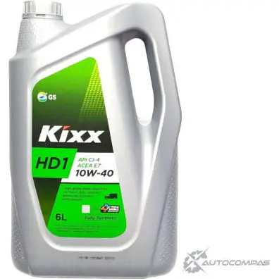 Моторное масло синтетическое KIXX D1 10W-40 6 л KIXX 1436734108 V2 0LSMU L2061360E1 изображение 0