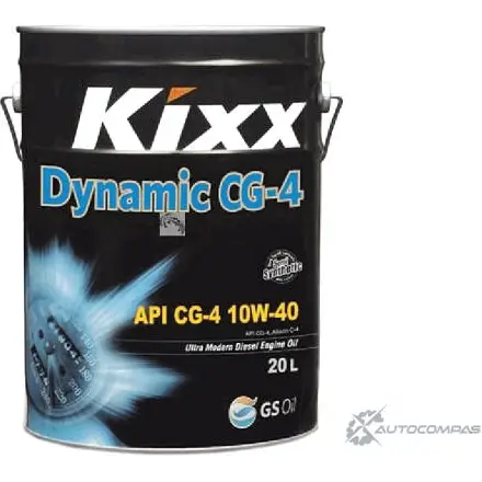 Моторное масло полусинтетичекое KIXX DYNAMIC 10W-40, 20 л KIXX L5255P20E1 1436734020 49I3 G изображение 0