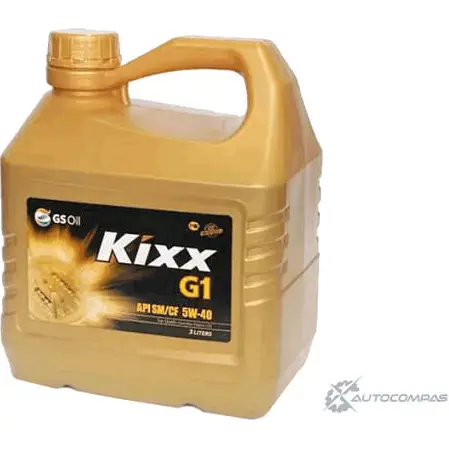 Моторное масло синтетическое KIXX G1 5W-40, 3 л KIXX 1436734006 L5313430E1 KX8 KC изображение 0