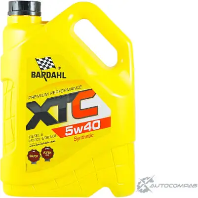 Моторное масло синтетическое XTC 5W-40, 5 л BARDAHL 36163 1CJ8 H 1436734385 изображение 0