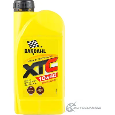 Моторное масло полусинтетическое XTC 10W-40, 1 л BARDAHL 36241 1436734326 8 XCMXQY изображение 0