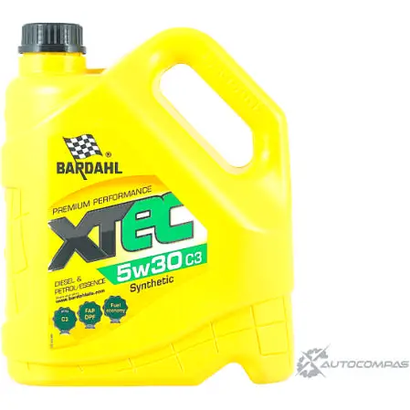 Моторное масло синтетическое XTEC 5W-30 C3, 4 л BARDAHL 36302 T OELGE 1436734405 изображение 0