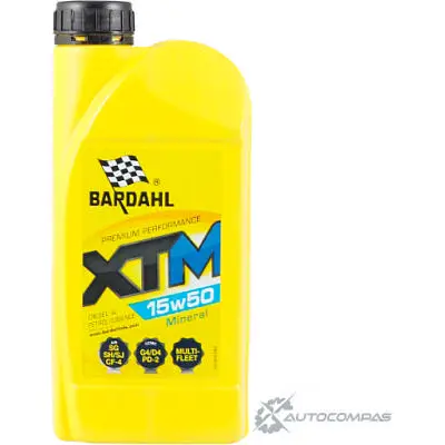 Моторное масло минеравльное XTM 15W-50, 1 л BARDAHL J2 AN7MM 36351 1436734321 изображение 0