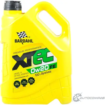 Моторное масло синтетическое XTEC 0W-20 FE, 5 л BARDAHL D 61H3 1436734393 36803