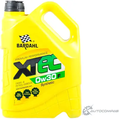 Моторное масло синтетическое XTEC 0W-30 F, 5 л BARDAHL 1436734397 36853 21PN 1 изображение 0