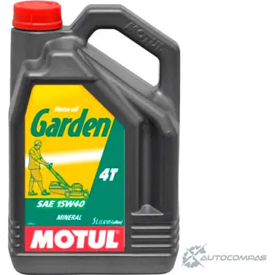 Моторное масло минеральное MOTUL GARDEN 4T 15W-40, 5 л MOTUL 34000 2970953 101312 34000. изображение 0