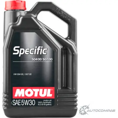 Моторное масло синтетическое MOTUL SPECIFIС VW 504 / 507 5W-30 MOTUL 59100 106375 2971926 59100. изображение 0