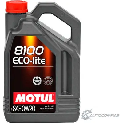 Моторное масло синтетическое MOTUL 8100 ECO-LITE 0W-20, 4 л MOTUL 17 200 8CY7TX 108535 1424505752 изображение 0