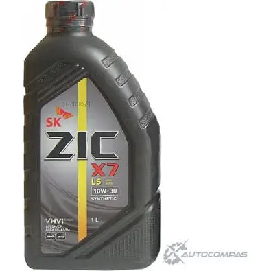 Моторное масло синтетическое ZIC X7 LS 10W-30, 1 л ZIC 1436734171 OY NK1F 132649 изображение 0