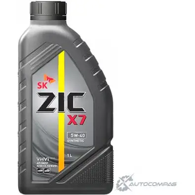 Моторное масло синтетическое ZIC X7 5W-40, 1 л ZIC 1436734168 EVHZ Y 132662 изображение 0