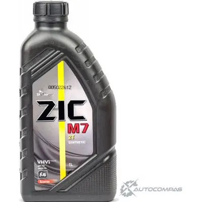 Моторное масло для 2-х тактных двигателей ZIC M7 2T, 1 л ZIC 137213 1436734281 DU 2PHUA изображение 0