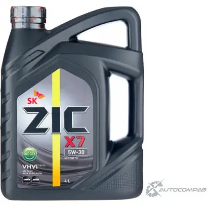 Моторное масло синтетическое ZIC X7 DIESEL 5W-30, 4 л ZIC C0 PF9P 1436734185 162610 изображение 0