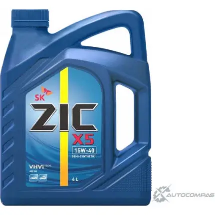 Моторное масло полусинтетическое ZIC X5 15W-40, 4 л ZIC FA3G B86 1436734200 162647