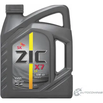 Моторное масло синтетическое ZIC X7 LS 10W-40, 6 л ZIC 172620 PY3P P3 1436734176