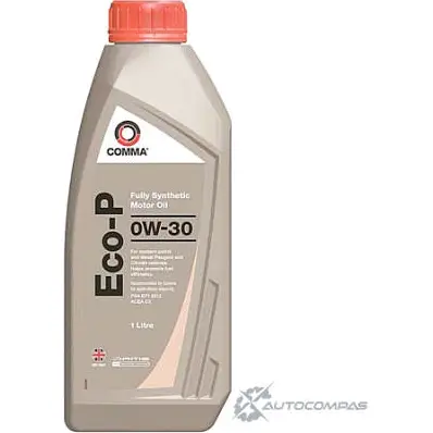 Моторное масло синтетическое ECO-P 0W-30 - 1 л COMMA G RX95LH 1436734666 ECOP1L изображение 0