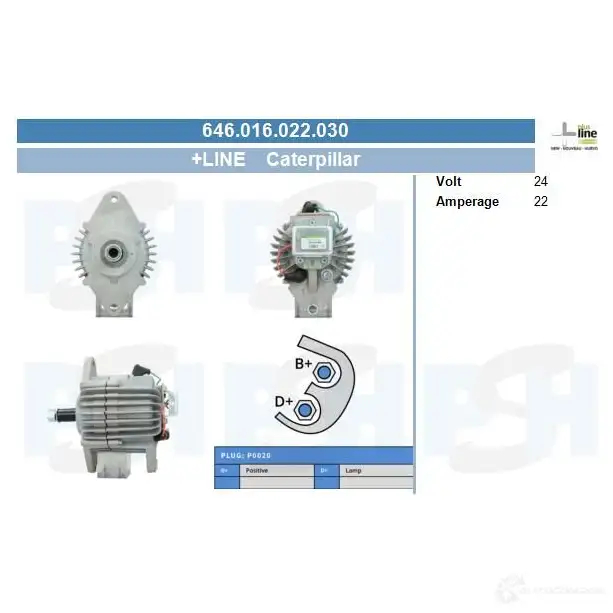 Генератор CV PSH LFZ OQE 646016022030 1437374295