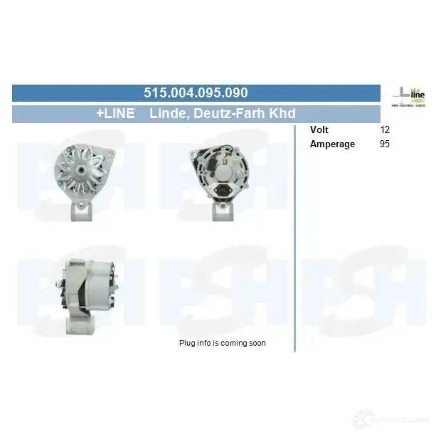Генератор CV PSH JN ELES 515004095090 1437347536