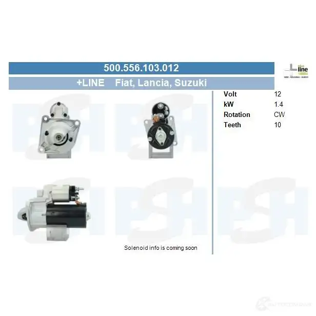 Генератор CV PSH 505012055265 287047 D911 QT изображение 0