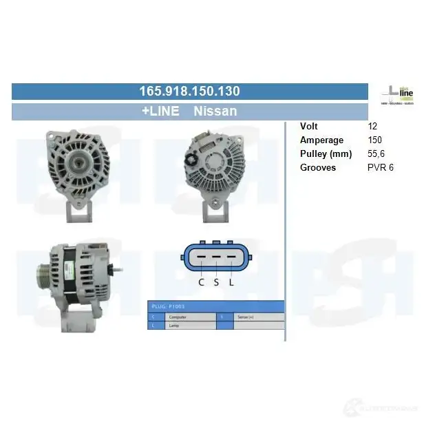 Генератор CV PSH 1437346892 165918150130 21GGG 7 изображение 0