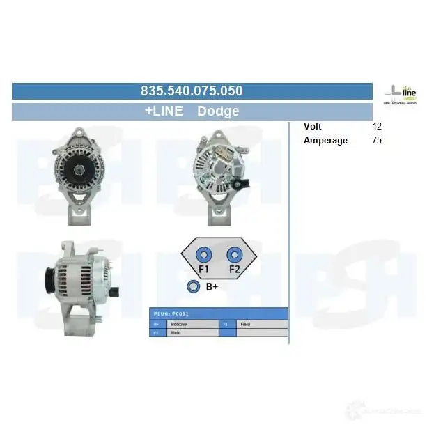 Генератор CV PSH 1437347504 BM92 SM 835540075050 изображение 0
