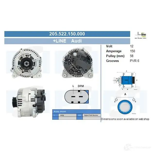 Генератор CV PSH TPKX SN 283413 195574085401 изображение 0