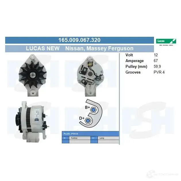 Генератор CV PSH 282390 3K11 E 165009067320 изображение 0