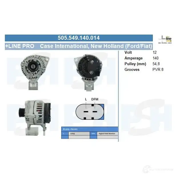 Генератор CV PSH D 64UMV 305502090505 285668 изображение 0