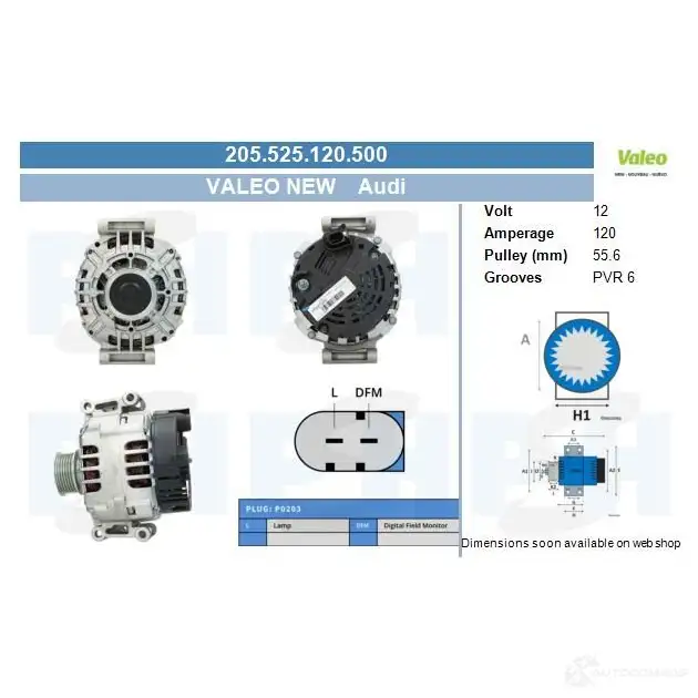 Генератор CV PSH DLZL T 195574130410 283424