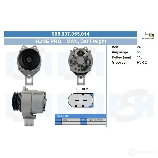 Генератор CV PSH 1437372464 906007055014 1O3 50
