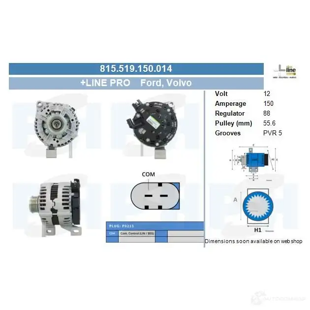 Генератор CV PSH FEO6N C 291974 815519150014 изображение 0