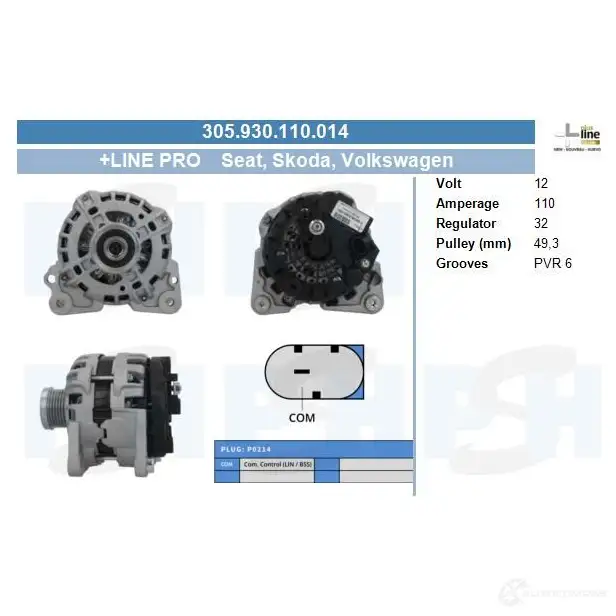 Генератор CV PSH K CPUZE 1437355802 305930110014 изображение 0