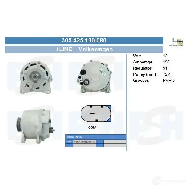 Генератор CV PSH 0T CHREC 285979 305904140500