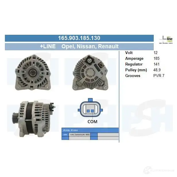 Генератор CV PSH 1437356285 Z9R5 FB 165903185130