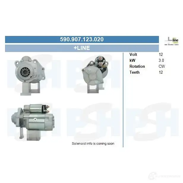 Стартер CV PSH 590503103216 289868 9 MXTBR изображение 0