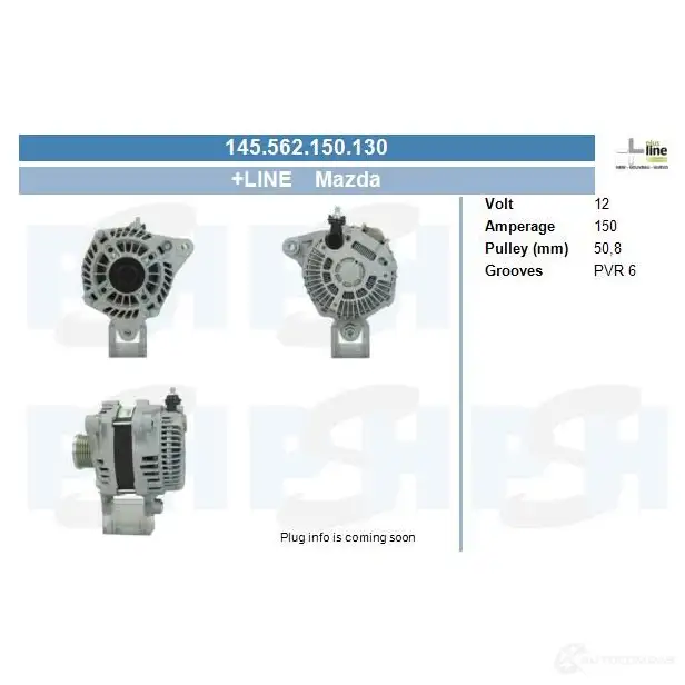 Стартер CV PSH 282242 160542082265 KN BSSR изображение 0