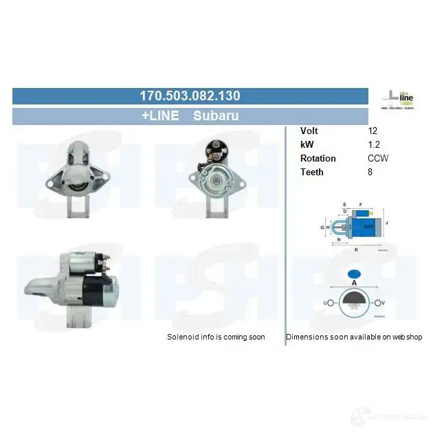 Стартер CV PSH 170503082130 97 0I6 1439281754 изображение 0