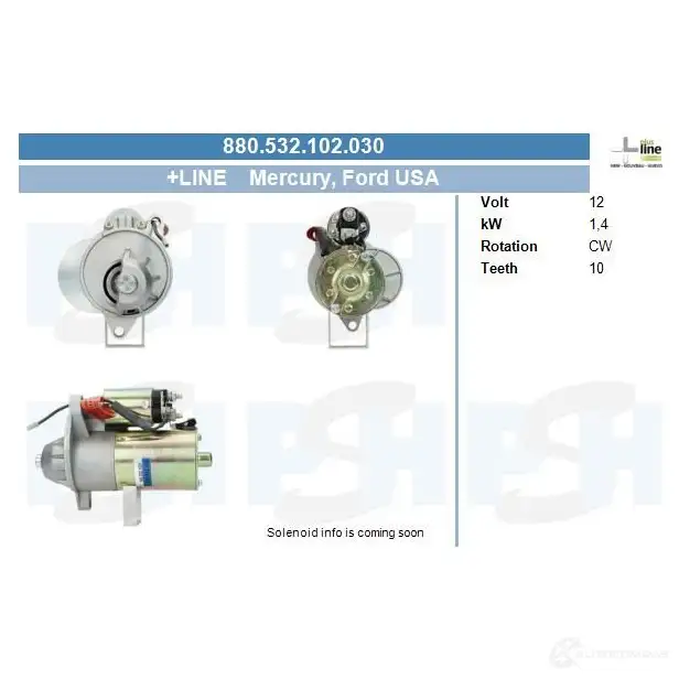 Стартер CV PSH Y ONCNK1 292728 880532102030 изображение 0