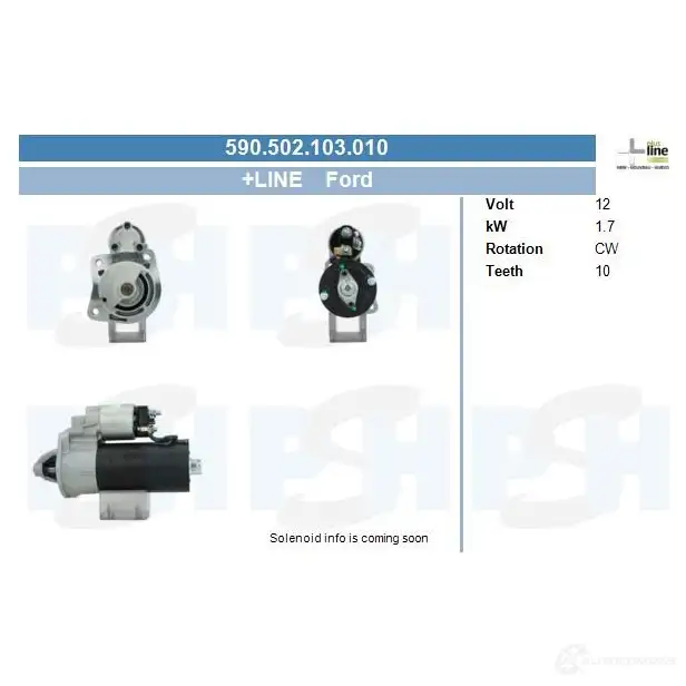 Стартер CV PSH 289862 Q7ZC IK5 590502103010 изображение 0