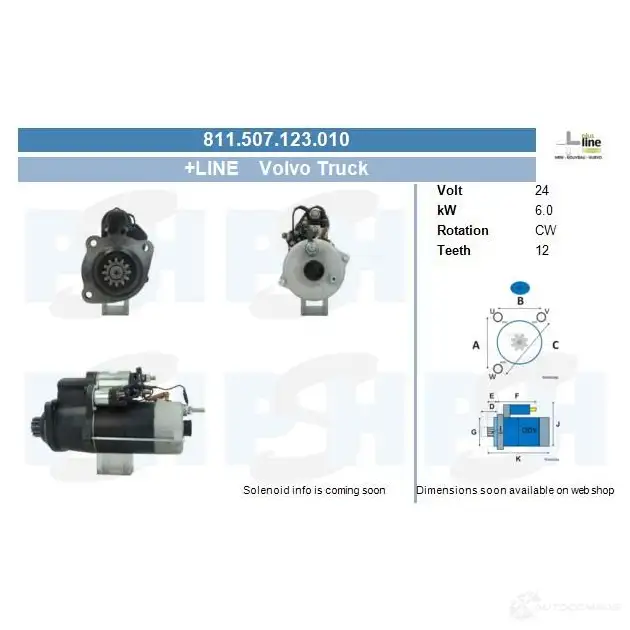 Стартер CV PSH 811507123010 1437354525 PF679H X