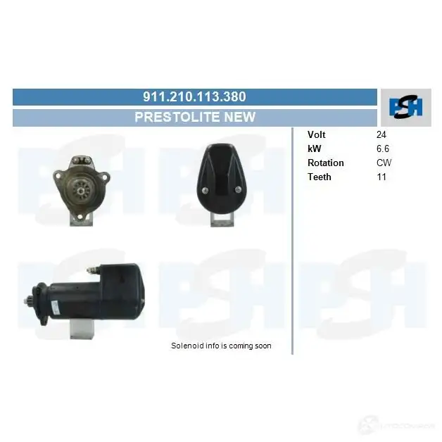 Стартер CV PSH 700005103310 291253 800 Y8LW изображение 0