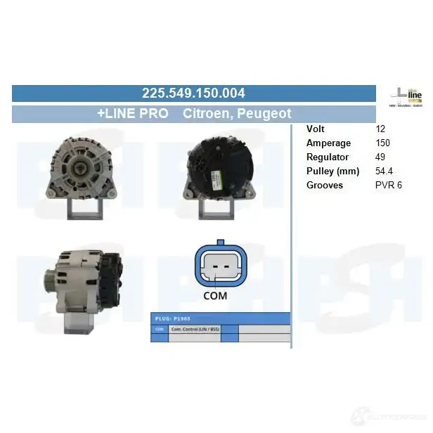 Стартер CV PSH 300520094265 285255 3 J7RG изображение 0