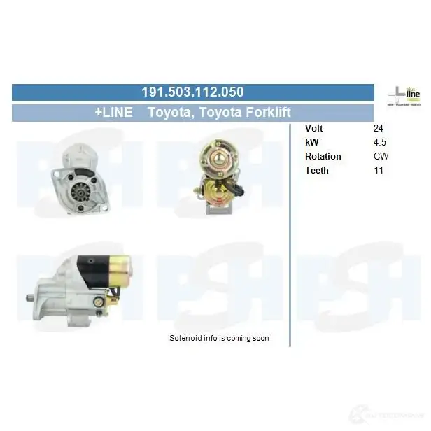 Стартер CV PSH 283165 SN BM8G 191503112050 изображение 0