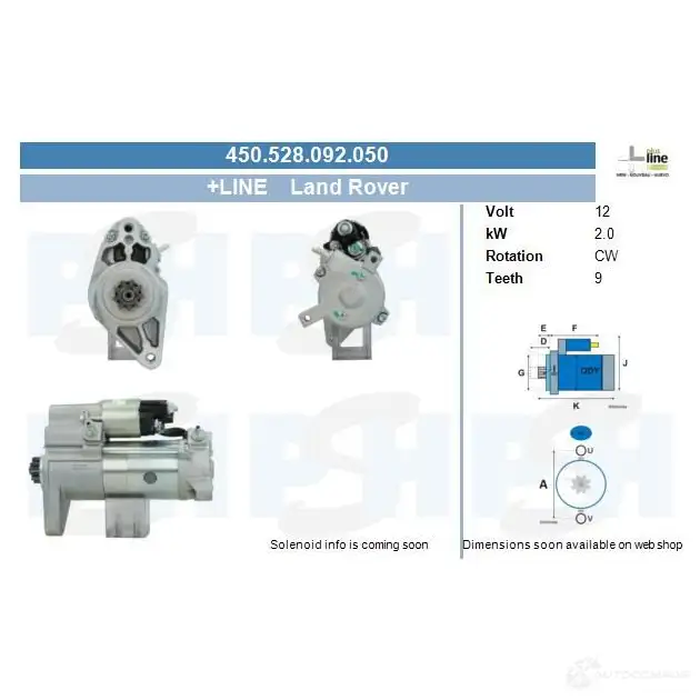 Стартер CV PSH 3EY QP 286331 450528092050