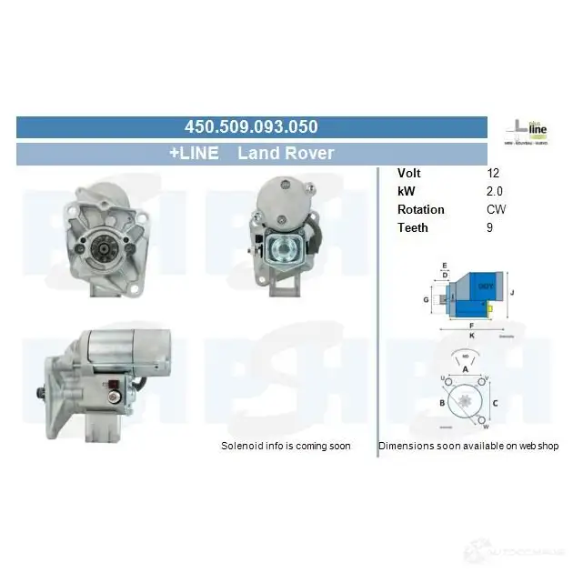 Стартер CV PSH XMAGH OF 286462 460502112210