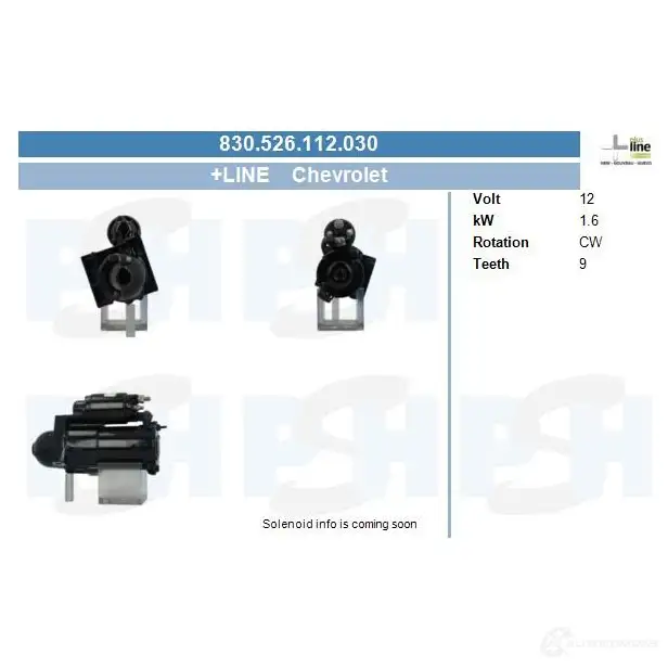 Стартер CV PSH 291748 R4 VIQQ 810534123030