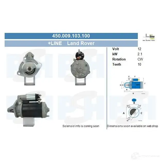 Стартер CV PSH 4 0XLMD 286263 450009103100 изображение 0